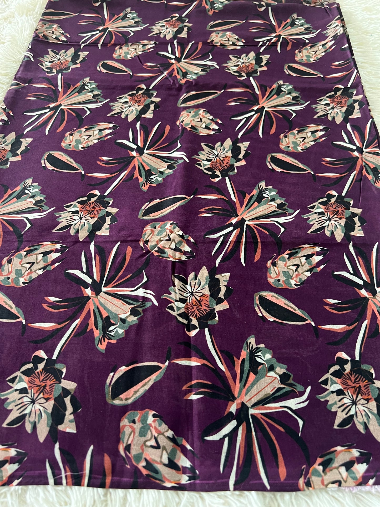 2-Peice unstitched printed lawn