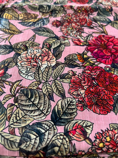 2-Peice unstitched printed lawn