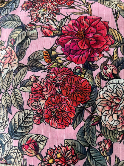 2-Peice unstitched printed lawn