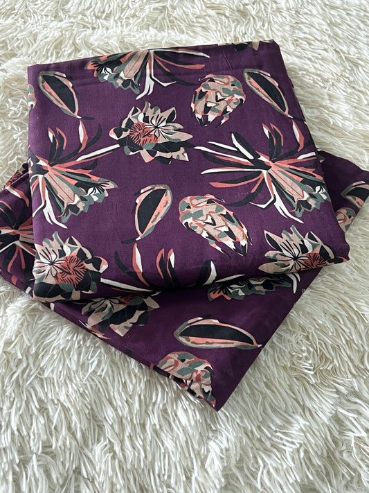 2-Peice unstitched printed lawn