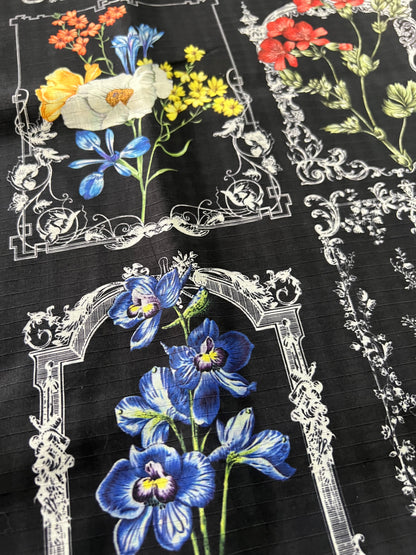 2-Peice unstitched printed lawn