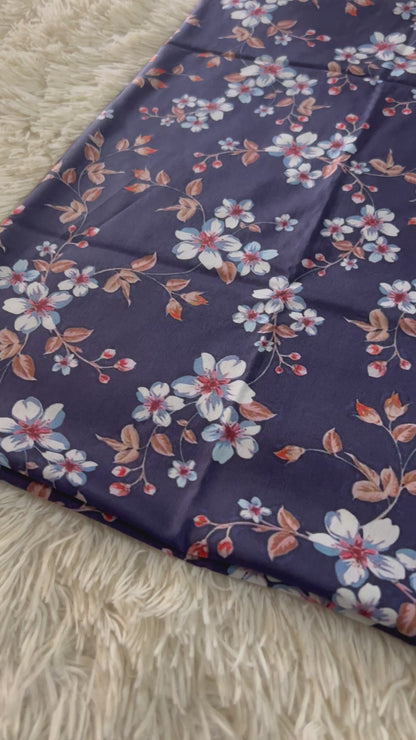 2-Peice unstitched printed lawn
