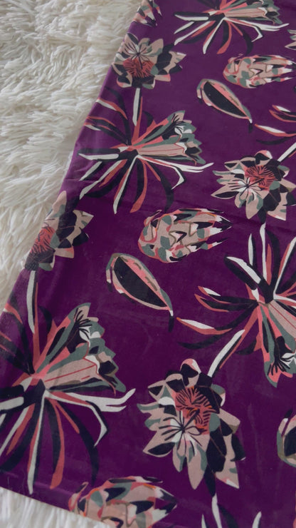2-Peice unstitched printed lawn