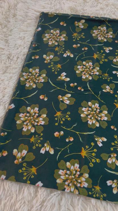 2-Peice unstitched printed lawn